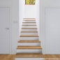 Preview: Parkett Treppen Profil U home aus Art.Nr.: 110111 Parkett Wildeiche gebürstet geölt