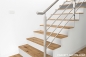 Preview: Parkett Treppen Profil U home aus Art.Nr.: 130515 Eiche country robust gebürstet geölt