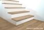 Preview: Parkett Treppen Profil U home aus Art.Nr.: 131302 Eiche cross country weiss geölt