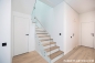 Preview: Parkett Treppen Profil U home aus Art.Nr.: 131500 Eiche rustikal gebürstet weiss geölt