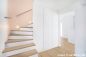 Preview: Parkett Treppen Profil U home aus Art.Nr.: 132305 Eiche creme weiss lackiert Klickparkett