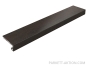 Preview: Parkett Treppen Profil "home" aus: Art.Nr.: 140130 Landhausdiele Eiche Altholzdesign schwarz geräuchert geölt