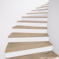 Preview: Parkett Treppen Profil U home aus Art.Nr.: 142111 Klick Parkett Eiche sägeschnitt invisible geölt