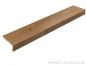 Preview: Parkett Treppen Profil "modern" aus: Art.Nr.: 100070 Breitdiele Eiche country geräuchert handgehobelt sägeschnitt 3D Äste geölt