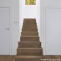 Preview: Parkett Treppen Profil L modern aus Art.Nr.: 100080 Klickparkett Eiche Country geräuchert stark gebürstet geölt