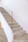 Preview: Parkett Treppen Profil L modern aus Art.Nr.: 100101 Eiche geräuchert gekalkt weiss geölt