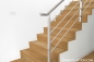 Preview: Parkett Treppen Profil L modern aus Art.Nr.: 110002 Eiche Natur geölt