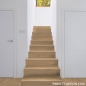 Preview: Parkett Treppen Profil L modern aus Art.Nr.: 110202 Eiche Astig weiss geölt