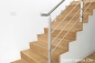 Preview: Parkett Treppen Profil L modern aus Art.Nr.: 130205 Eiche astig markant geölt