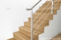 Preview: Parkett Treppen Profil L modern aus Art.Nr.: 130420 Eiche astig geölt