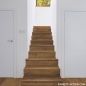 Preview: Parkett Treppen Profil L modern aus Art.Nr.: 140100 Echtholz Parkett Altholz Design braun