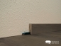 Preview: Abschlußleisten Ahorn lackiert grau modern Cube