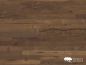 Preview: Landhausdiele Eiche Altholzdesign lehmbraun geräuchert geölt mit Schwalbenschwanzdübel