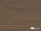 Preview: Landhausdiele Eiche astig gebürstet dunkel braun matt lackiert