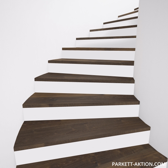 Parkett Treppen Profil U home aus Art.Nr.: 100060 Räuchereiche astig geölt
