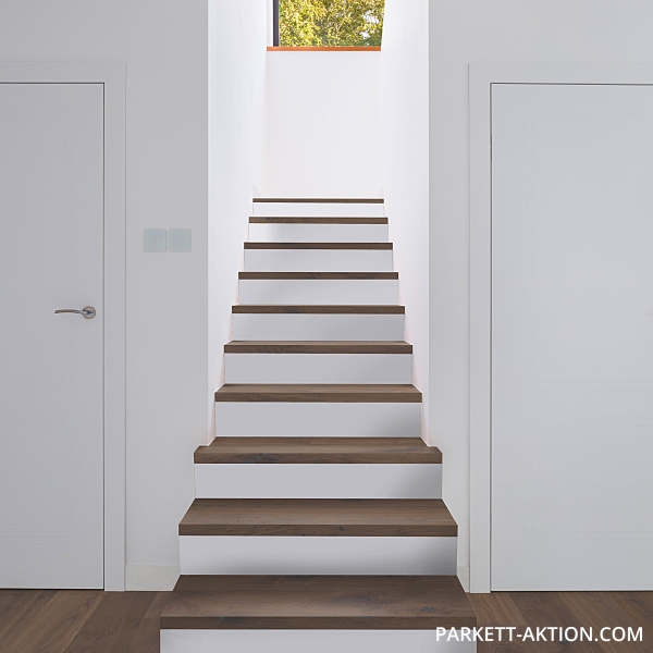 Parkett Treppen Profil U home aus Art.Nr.: 100190 Eiche modern grey geölt