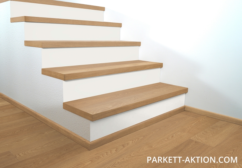 Parkett Treppen Profil U home aus Art.Nr.: 130102 Eiche Natur geölt
