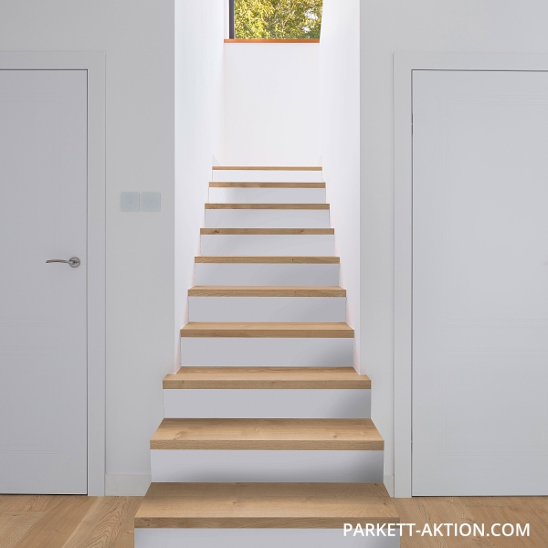 Parkett Treppen Profil U home aus Art.Nr.: 130201 Eiche astig geölt
