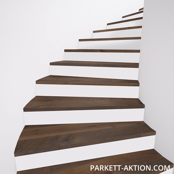 Parkett Treppen Profil U home aus Art.Nr.: 160210 Räuchereiche country gebürstet geölt
