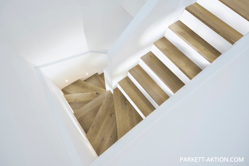 Parkett Treppen Profil Home aus Landhausdiele Eiche Country